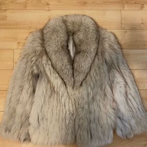 Real vintage fox fur coat